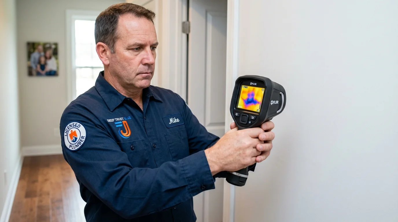 Thermal imaging leak detection by Johns Plumbing LLC in Balch Springs